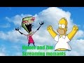 Homer And Zim Screaming Moments