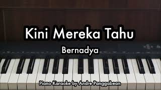 Download lagu Kini Mereka Tahu - Bernadya | Piano Karaoke by Andre Panggabean mp3