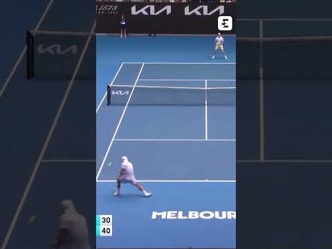 Un punto pazzesco di SINNER dopo uno scambio durato 37 colpi 🍿