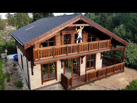 511 Days Building My Dream House. From Start to Finish, Step by Step in One Video