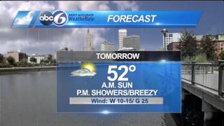 ABC6 Weather Update - March 17th, 7pm