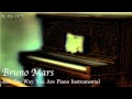 Bruno Mars - Just The Way You Are Piano ...