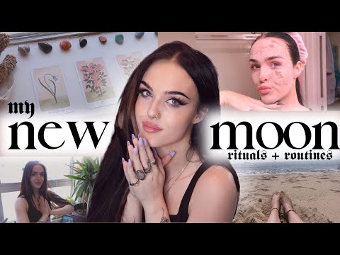 My New Moon Routine as a Witch 💫 Rituals for Beauty, Rest, & Spirituality