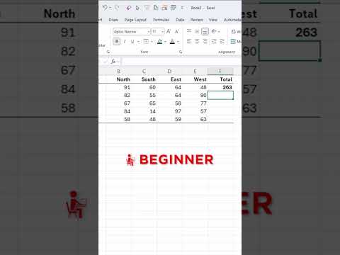 3 Ways to Sum Data in Excel | Beginner to Advanced