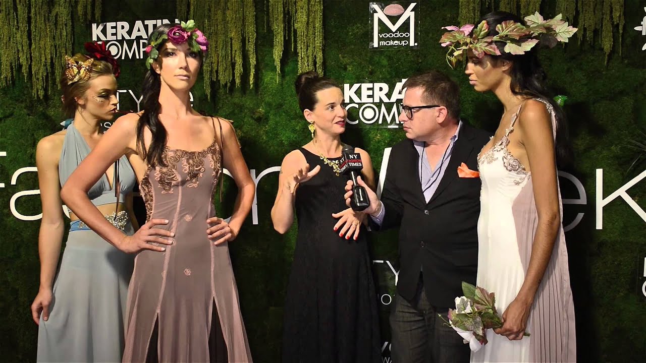 Vintage Video  Interview of Designer St Clara with Models at Style Fashion Week in NY (Sept 2015)