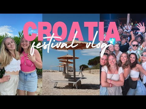 croatia spring break vlog | zrće festival beach group trip!