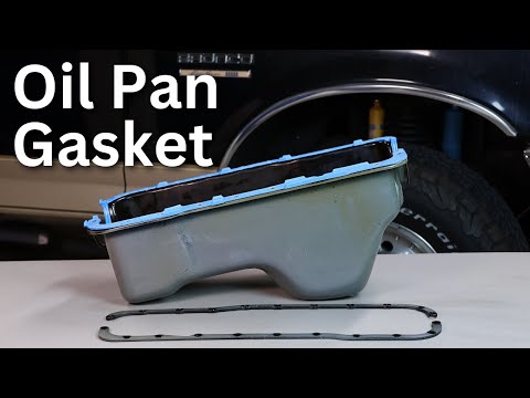 Replace Ford Bronco Oil Pan Gasket | Fix 1980-1996 Bronco F150 Oil Leak | Bronco Restoration