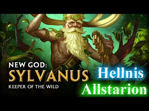 Smite new God Sylvanus Gameplay 3v3