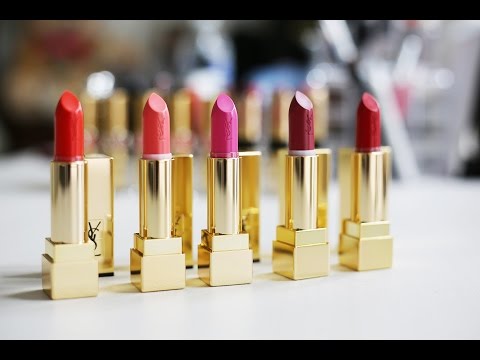 YSL Rouge Pur Couture Lipstick Review (Spring and Summer Colors)