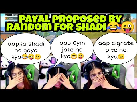 payal proposed by random for shadi ππ | payal meet funny random in pubg |  payal funny pubg gameplay payal proposed by random for shadi ππ | payal meet funny random in pubg |  payal funny pubg gameplay