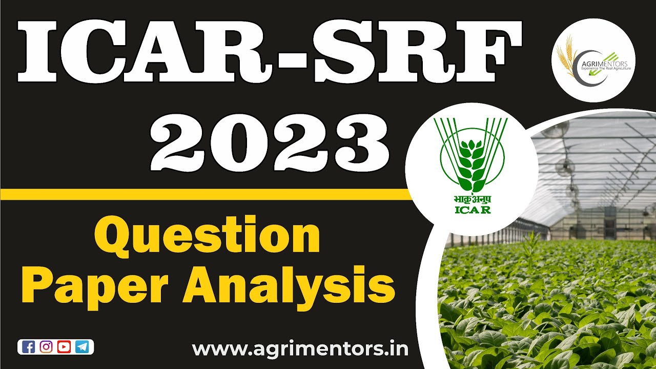 ICAR-SRF (Soil Science) 2023 | Question Paper Analysis
