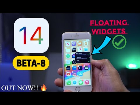 iOS 14 BETA 8 is OUT!! - New *FLOATING WIDGETS* ? And Many More Amazing NEW FEATURES