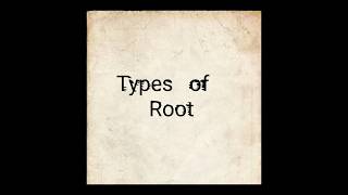 Tap root and Fibrous root / Types of root / science diagrams # short #