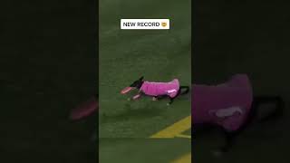 World record for longest catch at a sporting event
