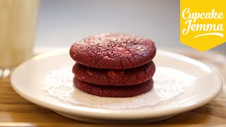 Red Velvet & White Chocolate Chip Cookies | Cupcake Jemma by Cupcake Jemma