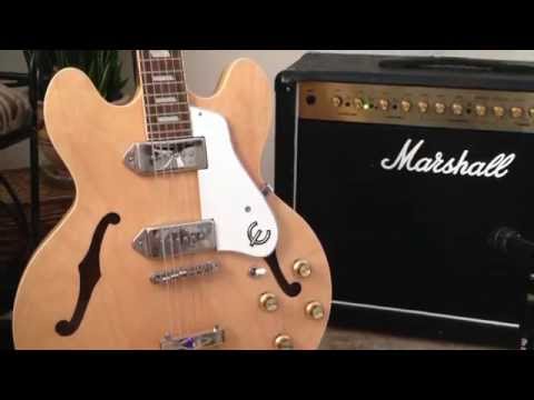 Epiphone Casino Hollowbody Guitar Demo