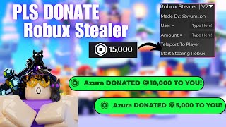 PLS DONATE SCRIPT 💸 || ROBUX STEALER SCRIPT  [ WINTER UPDATE🎄☃️]