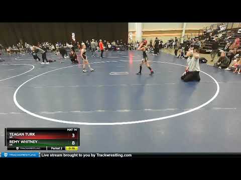 79 Lbs Round 1 - Remy Whitney, OK Vs Teagan Turk, WI 6f0e