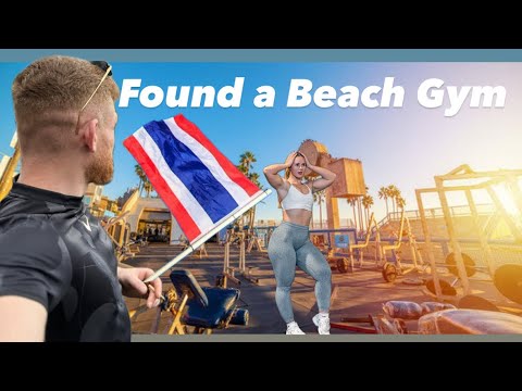 Habe ein Fitnessstudio am Strand in Thailand gefunden 🏖️