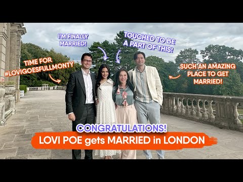 LOVI POE GETS MARRIED IN LONDON! | DR. VICKI BELO