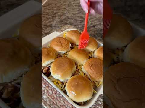 BBQ Chicken Sliders RECIPE on dinnerin321.com