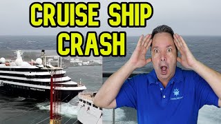 TWO CRUISE SHIPS CRASH INTO EACH OTHER