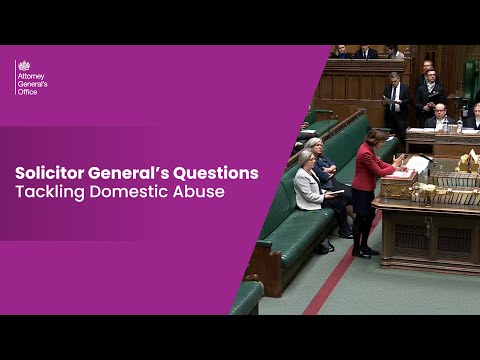 Solicitor General's Questions - Plans to Tackle Domestic Abuse
