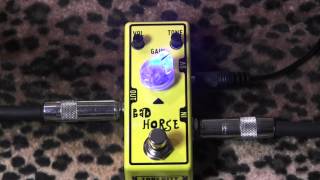 ToneCity BAD HORSE micro overdrive demo with MJT Strat & Dr Z Antidote