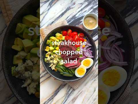 Steakhouse Chopped Salad with Filet Mignon