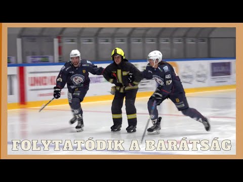 Folytatódik a barátság - A BJA Hockey Club játékosai jégre vitték a tűzoltókat