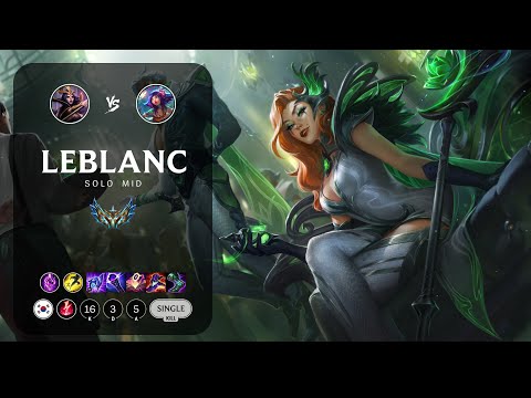 LeBlanc Mid vs Neeko - KR Challenger Patch 13.21