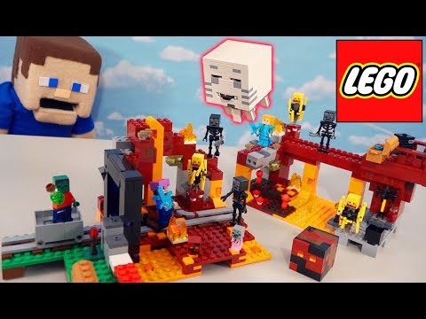 LEGO Minecraft ULTIMATE NETHER Portal Blaze Bridge Playset