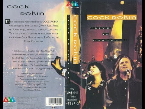 Cock Robin - Live in Concert - Le Grand Rex, Paris (1990) Includes interview