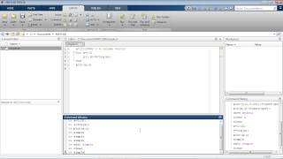 Writing a MATLAB Program - R2012b