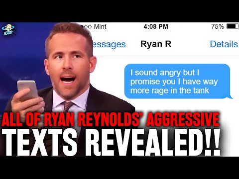 UNSEALED! Ryan Reynolds SHOCKING Text Messages Released!