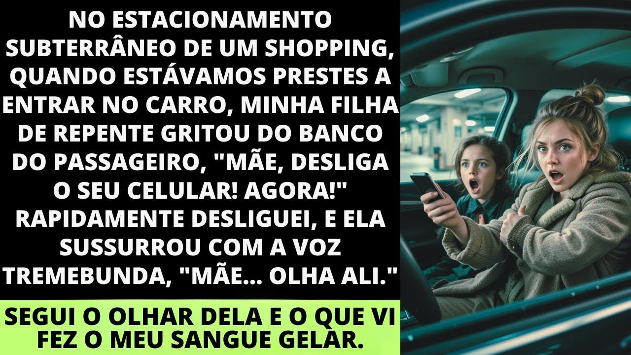 Minha Filha Me Pediu Para Desligar O Telefone... O Que Vi Em Seguida Me Fez Congelar.