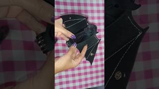 Bolsa para moedas chaveiro em forma de morcego 🦇