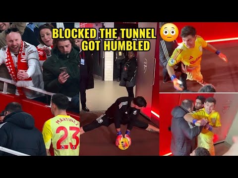 Emiliano Martinez Blocks Tunnel Before Arsenal Clash | Karma After 4–1 Loss?#EmiMartinez #Arsenal 
