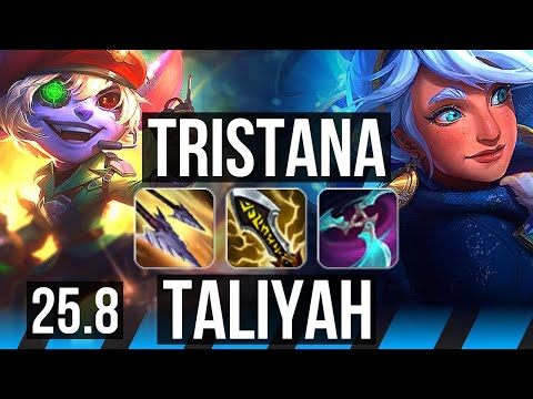 TRISTANA vs TALIYAH (MID) | EUW Master | 25.8