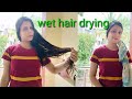 Wet Long Hair Drying With Towel Requestedvideo Longhair