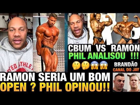 PHIL OPINA SOBRE RAMON VS CBUM + RAMON NA OPEN - BRANDÃO NO CANAL DO JAY CUTLER - COELHO EVOLUINDO