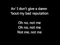 Bad Reputation - Joan Jett / with lyrics 