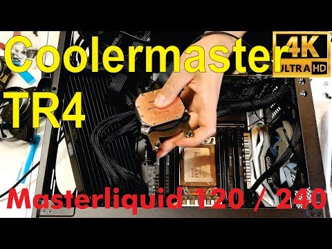 Coolermaster masterliquid 120/240 AMD Threadripper (TR4) upgrade - detailed