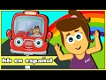 Las Ruedas Del Autobús Rojo Canción Infantil HooplaKidz En Español