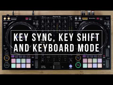 DDJ-1000 Tutorial - Key Sync, Key Shift and Keyboard Mode