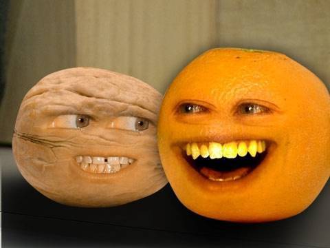 迷惑なオレンジ - 行くクルミ (Annoying Orange - Going Walnuts)