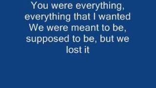 Avril Lavigne - My Happy Ending (lyrics video)