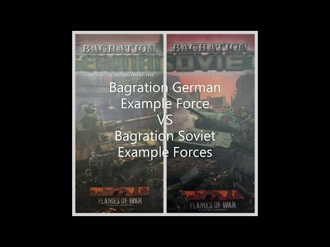 Flames of War Battle Report: Bagration Germans VS Bagration Soviets Dust Up