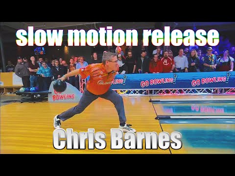 Chris Barnes slow motion release - PBA Bowling