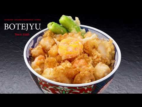 TOKYO TSUKIJI Deep-fried Seafood Tempura Don ① / Traditional Techniques / 30seconds / BOTEJYU Group
